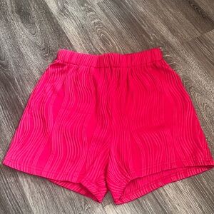SHEIN hot pink shorts